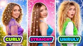 Curly vs Straight vs Unruly Hair! Funny Long Hair Problems