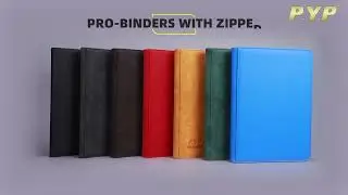 9-Pocket Premium Trading Card Binders/Albums/Portfolios with Zipper