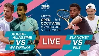 Auger-Aliassime vs Wawrinka followed by, Blanchet vs Fils  - Open Occitanie 2026