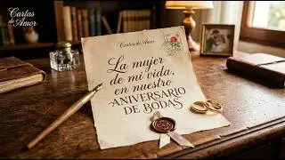 La mujer de mi vida, en nuestro ANIVERSARIO DE BODAS💌 | Carta de Amor #mensajes #amor