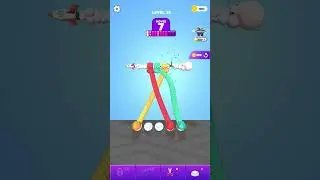Tangle Master 3D Gameplay - Level 33 - Keep the Tangle Alive!