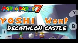 Mario Party 7-Decathlon Castle (Yoshi vs Boo vs Wario vs Dry Bones)
