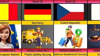 🌍 Most Safest Countries in the World