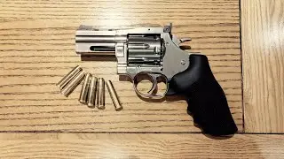 Револьвер Smith & Wesson 357, цельнометаллический, никелевый, 2,5 дюйма, с CO2 &mdash; от ASG