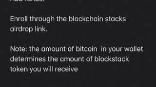 How to claim blockchain stacks airdrop