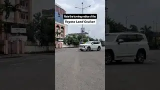 Toyota LAND CRUISER TURNING RADIUS TESTED!