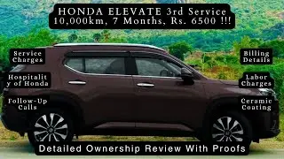 Honda Elevate Service Cost After 10,000km | 3rd Service | Be Careful About Some Extra Charges