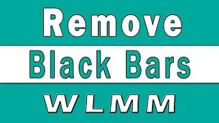 Как удалить черные полосы, желтый треугольник и сохранить в Mp4 в WMM