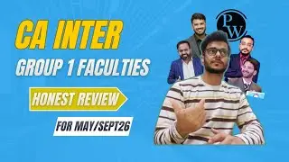 Best CA Inter Group 1 Faculties | Honest Review by a Student