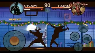 Christmas weapon fight TITAN || Shadow Fight 2 weapon