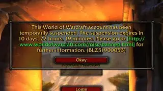 I GOT BANNED IN WOW CLASSIC? I CAN'T BELIEVE IT...