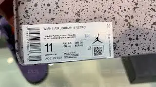 Nike Air Jordan 4 Retro Canyon Purple
