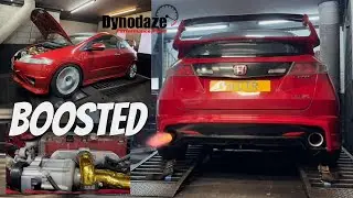 Get some BOOST! K20 Supercharged Honda Civic FN2 TypeR is a riot!