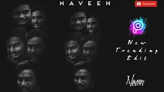 Creating Dramatic Black and White Portraits: A Tutorial -Naveen Edits #picsart #photoshop #creative