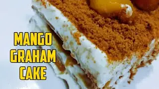 Mango Graham Cake Recipe| Refrigerated Cake