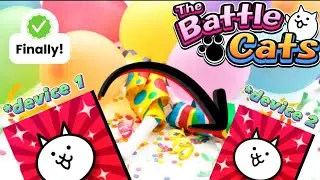 REAL WAY: HOW TO TRANSFER DATA IN BATTLE CATS!