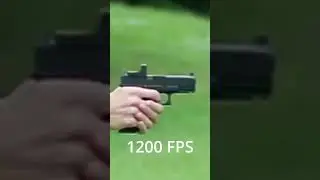 Airsoft Blowback at 1200 fps!! (Super Slowmo) #shorts