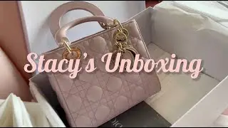 [Stacy's Unboxing] Lady Dior Lilac Color💜 레이디 디올 라일락 컬러💜