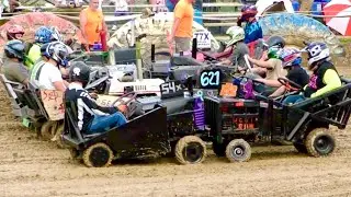 Heat 1 Lawn Mower Demolition Derby Tractors New Alexandria June 7th, 2025 W&W Demo