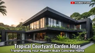 Modern Black Concrete House Design: A Perfect Blend of Luxury and Sustainability