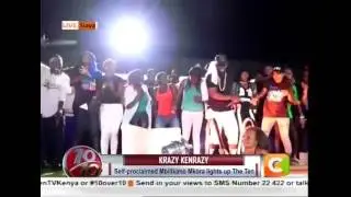 Kenrazy Mbilikimo Mkora on stage [Kenrazy Performance]