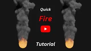 {3.4.1} Blender Tutorial : Quick Fire and Smoke #2023