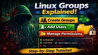 Linux Groups Explained | Create, Add Users & Manage Group Permissions (Step-by-Step)