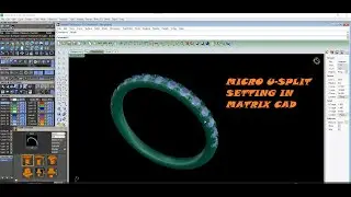 MICRO U-SPLIT SETTING IN MATRIX CAD