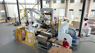 Integrated System for Intelligent Palletizing and AS/RS Storage of Corrugated Boxes
