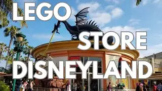 Inside the LEGO Store at Disneyland