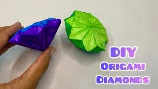Easy Paper Origami Diamond 💎 | Creative DIY Folding Tutorial