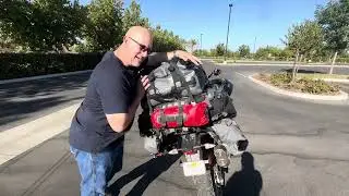 Mosko Moto Two-Up Camping Bag Setup on 2024 KTM 1290 Super Adventure R