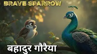 Peacock & Small Bird Story | A Little Sparrow and a Big Miracle | Goraiya ki Bahadoori