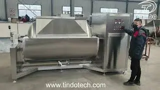 Tindo Horizontal 1400L cooking mixer | Steam Cooking Mixer
