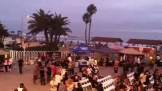 At the Oceanside Pier for some MMA fights.