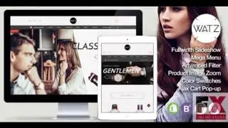 Preview Watch Store Responsive Shopify Theme - WATZ TFx