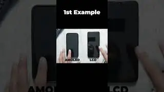 LCD VS AMOLED Test #shorts #tips #shortvideo