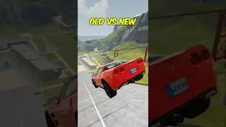 😱Old Vs New Car! Corvette C6 Vs Corvette C7!? Who wins!?💀🥀 #fyp #shorts