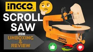 Ingco Scroll saw 80w Unboxing and Reviews | scroll saw testing and reviews | Mini Pro Creator