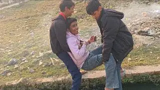 Aadi ko nali me daal diya😆
