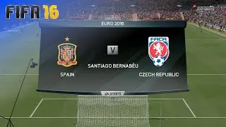 FIFA 16 - Spain vs. Czech Republic (EURO 2016 - Match #8)