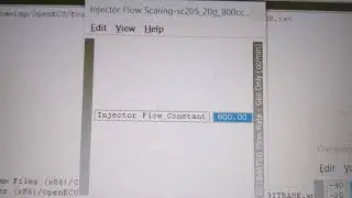 Ecu settings for decapped wrx injectors (light blue top feed 420cc to 800cc)