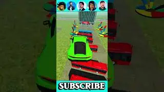CAR V'S MRBEAST 😱🤯 CHALLENGE indian bike driving 3D #indianbikedriving3d #shorts #viral