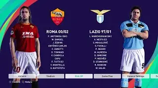 Roma 2000/2002 Legends vs Lazio 1997/2001 Legends Efootball