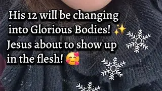 Day 53 Jesus' message.His 12 changing into Glorious Bodies, He making an appearance in the flesh.🙌👑