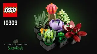 LEGO&reg; ICONS&trade; | Суккуленты (10309) [771 шт.] Пошаговые инструкции по сборке | Top Brick Builder