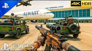 CIA ATTACK ON KUWAIT AIRPORT TO CAPTURE DOCTOR WHO PREPARED BIOWEAPON Ultra Graphics COD BO6 4K60FPS