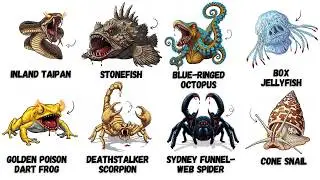 Every Level of Venomous Animals — Nature’s Most Lethal Creatures