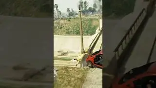 Hilarious smart car crash sends NPC flying into lamppost in GTA! 🤣 #shorts #gta #youtubeshorts
