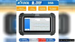XTOOL D5S Car ABS SRS EPB System Diagnostic Tools OBD2 Scanner Code Reader 4 In 1 Live Data PK D5 Li